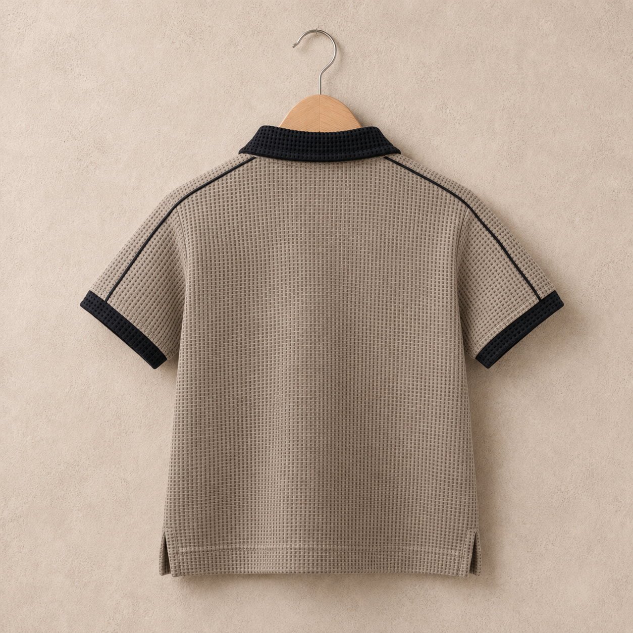Waffle mesh Polos
