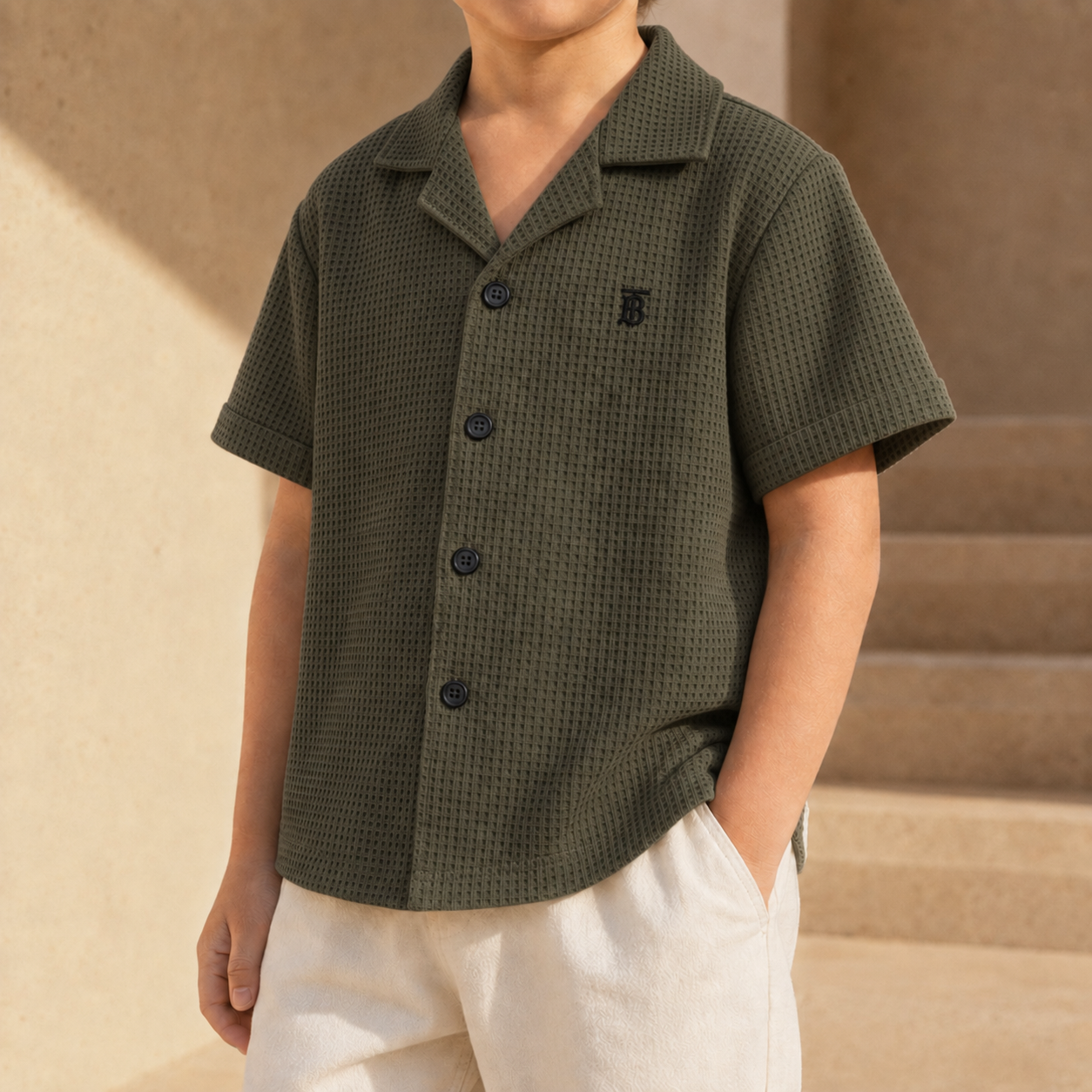 Waffle Button Downs